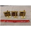 Image 3 : Miniature Wooden Butter Presses (3) (Possibly Salesman Samples)