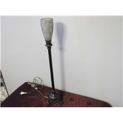 Victorian Style Parlor Lamp, Cast Base, Works