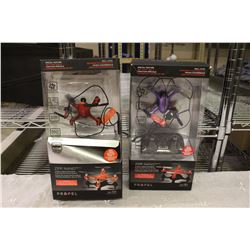 Zipp Nano Drones By Propel, 2.4Ghz (One Possibly Needs Repair)