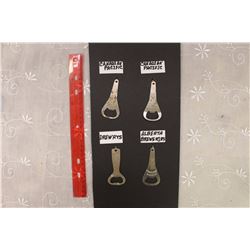 Bottle Openers (4) (2 CP Hotels, Drewrys And Alberta Breweries)