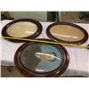 Image 1 : Lot Of Three Curved Glass Picture Frames