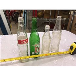 Lot Of Vintage Soda Bottles