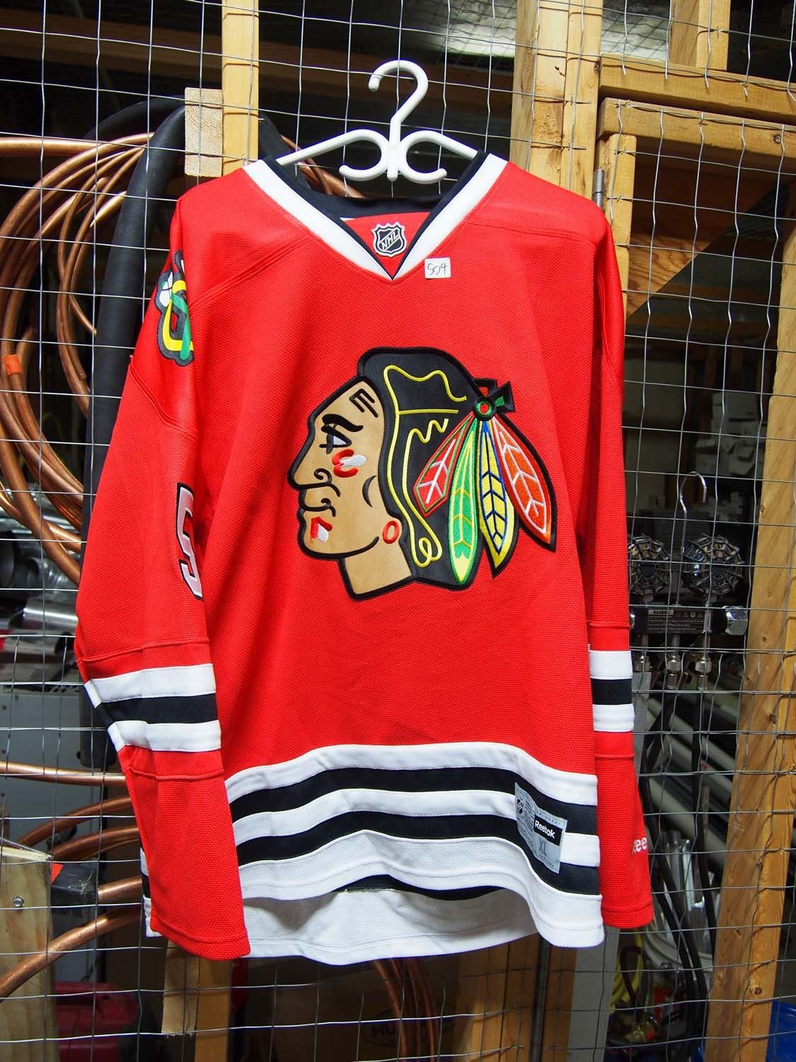 Chicago Black Hawks, Sopel 5 Signed Jersey, XL Size