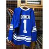 Image 3 : Toronto Maple Leafs, Bower #1 Signed Jersey, XXL Size