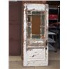 Image 1 : Wooden Door With Stained Glass Insert 79"x32"