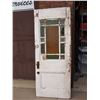 Image 6 : Wooden Door With Stained Glass Insert 79"x32"