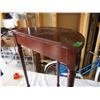 Image 3 : Vintage Half Moon End Table, 24"x29"x12"