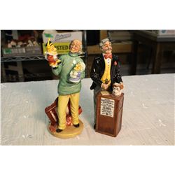 Royal Doulton Ltd. Figurines(2): Punch And Judy Man& The Auctioneer