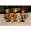 Image 4 : Goebel M.J Hummel Figurines (3)& Little Music Makers Plates (2)