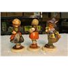 Image 5 : Goebel M.J Hummel Figurines (3)& Little Music Makers Plates (2)