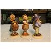 Image 7 : Goebel M.J Hummel Figurines (3)& Little Music Makers Plates (2)