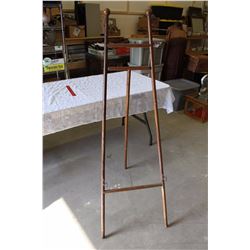 Antique Wooden Easel (5ft Tall)