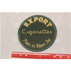 Export Cigarettes Drink Matt 'Plain or Filter Tip'