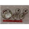 Image 2 : Bird Pattern Ice Bucket& Glasses(4) Set