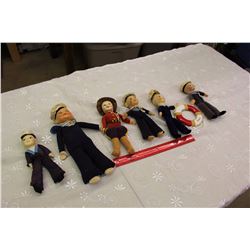 Lot Of Dolls (6)(Navy And RCMP)