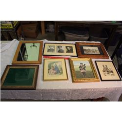 Lot Of Pictures, Frames, And Mirrors (7)