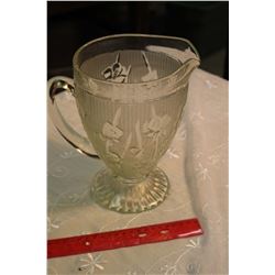 Decorative Glass Pitcher