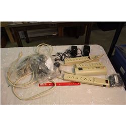 Lot OF Misc. Electronics (Surge Protectors, Speakers, Cables)