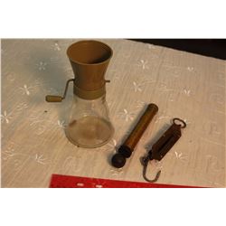 Spice Grinder, Air Pump And Pocket Scale