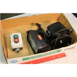 Lot Of Misc. (Control Bos, Spotlight, Projector)
