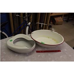 Enamel Basin And Bedpan