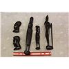 Image 2 : Primitive Wooden Mask & 5 Carvings – From Africa