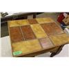 Image 2 : Tile Top Antique Side Table