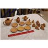 Image 2 : Children’s Earthenware Tea Set – Tea Pot, Cream & Sugar And 6 Cups & Saucers