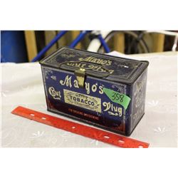 Mayo’s Cut Plug Lunch Box Tobacco Tin