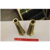 Image 3 : Pr. Of 15" Tall Brass Candlesticks