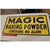 Image 1 : Magic Baking Powder Advertising Sign On Heavy Duty Paper