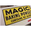 Image 4 : Magic Baking Powder Advertising Sign On Heavy Duty Paper