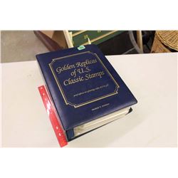 Complete Binder Collection of Proof Replicas on 22 KT – 1851 – 1930 (95 pieces) With Matching Stamps