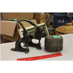 2 - 1905 F H Smith & Co. Riveting Machines With A Hanging Weight.