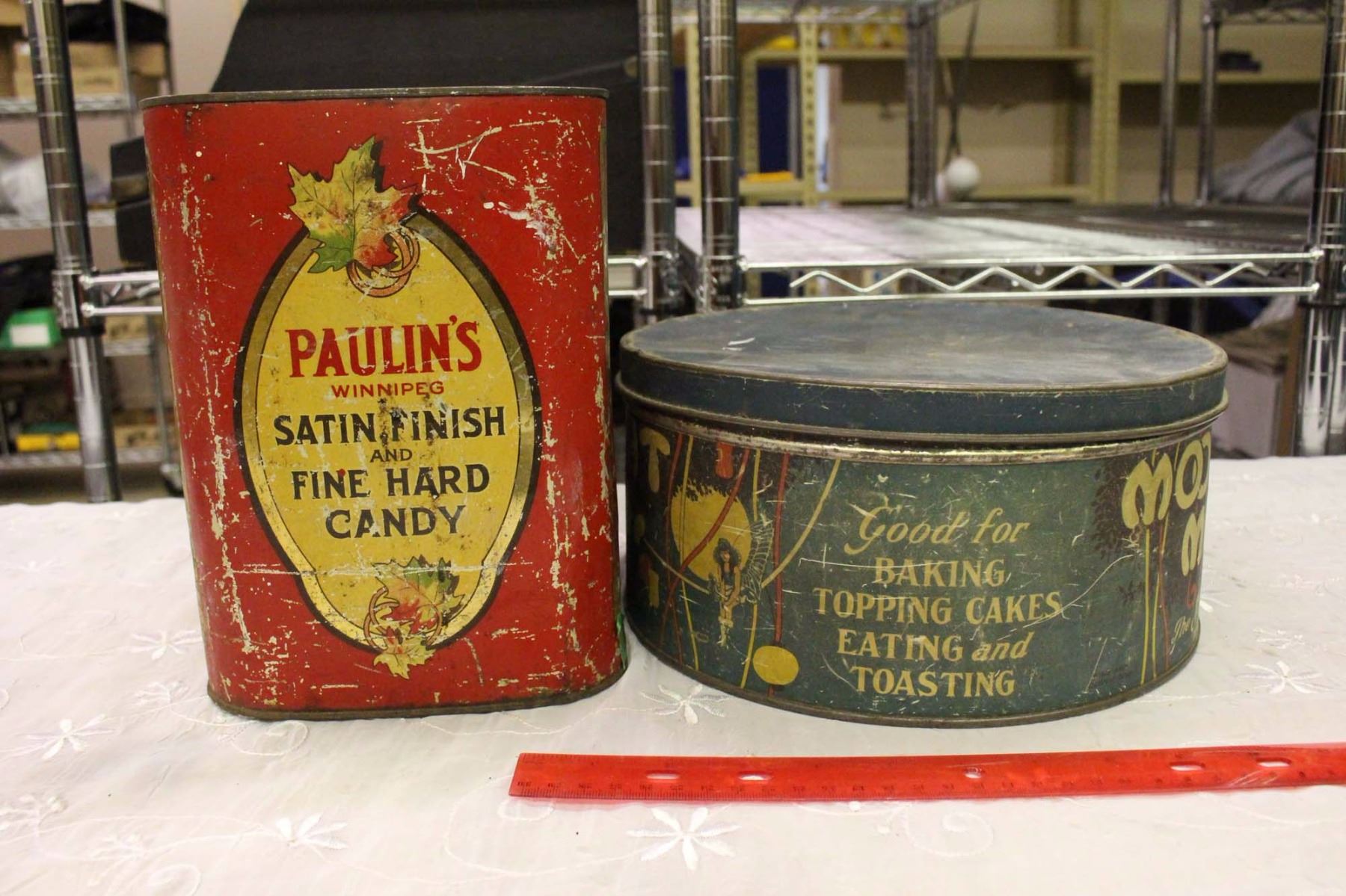 The Paulin Chambers Co. Satin Fish And Fine Hard Candy Tin& The