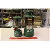 Image 1 : Two Green Coleman Lanterns (Model 222A& Model 321B)