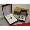 Image 1 : Set Of Jade Jewellery, Necklace and ring (Genuine Jade 14kt Gold)