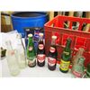 Image 3 : Pop Crate w/ Various Pop Bottles (Some Full) Pop Shoppe,Coke Cola,Mountain Dew,Dr. Pepper,Pepsi,Spri