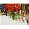 Image 4 : Pop Crate w/ Various Pop Bottles (Some Full) Pop Shoppe,Coke Cola,Mountain Dew,Dr. Pepper,Pepsi,Spri