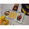 Image 3 : RCMP Lot (Licence Plate, Officers Cap, Badge Holder, Forage Cap Vent Covers)