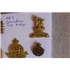 Image 3 : WW2 Canadian Cap Badge Lot