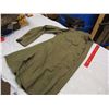 Image 9 : WW2 Canadian Military Lot (Battle Pants, Field Shirt, Helmet (1942 CL/C), Pouches, Ankle Gators, And