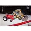 Image 2 : Metal Toy Tractor, Trailers& Bobcat