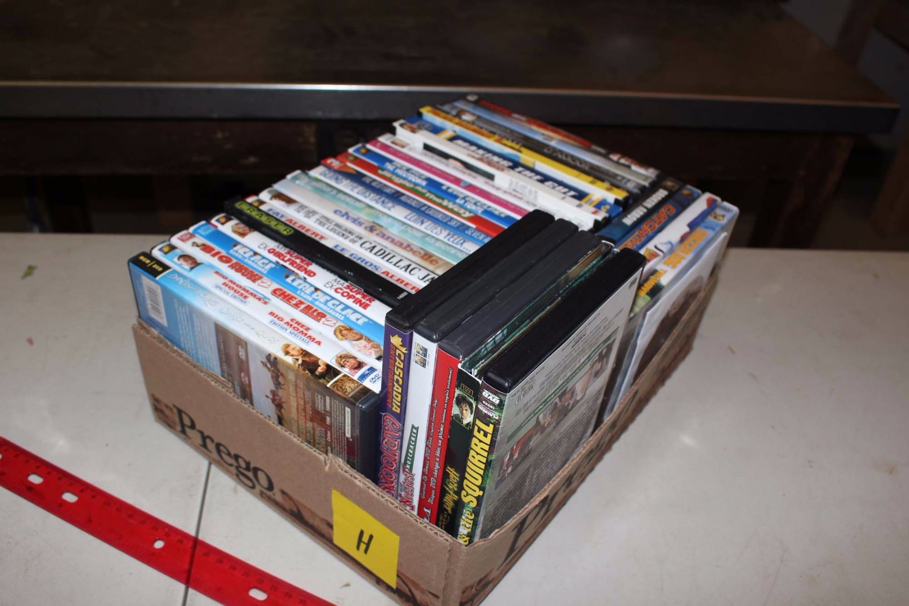 Box Full of DVD Movies