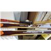 Image 3 : Set Of Wooden Skis And Poles