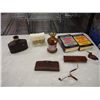 Image 1 : Lot Of Misc. (Oil Lamp, Books, Wallets, Etc)