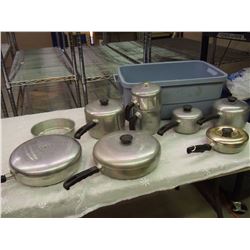 Tub Full Of Pots And Pans