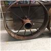 Image 2 : Antique Heavy 30" Steel Impliment Wheels