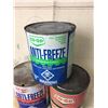 Image 2 : Lot (3) Gallon Co-op Anti-Freeze Cans