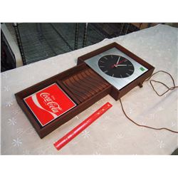 Working Advertising Coca-Cola Clock